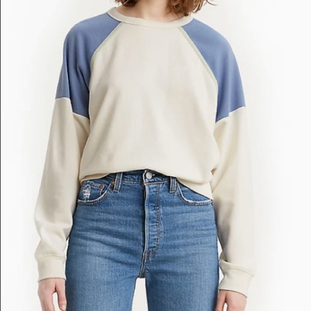 Colorblock Everyday Crewneck Sweatshirt size Small